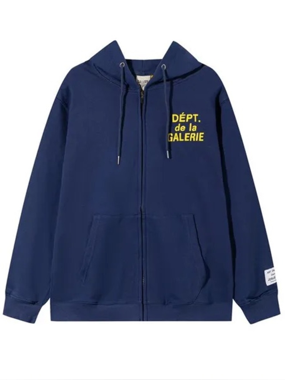 Gallery Dept. Navy Full Zip Hoodie